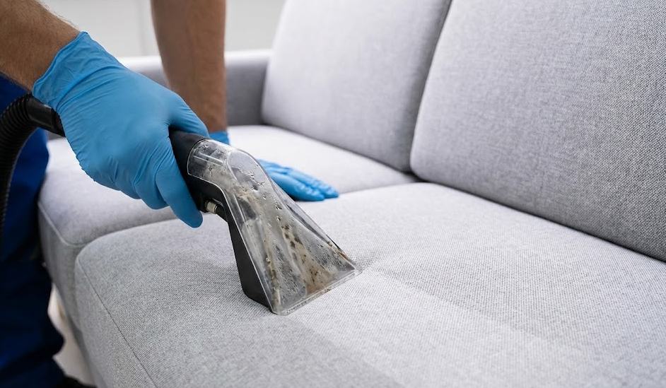 Limpieza de sofá